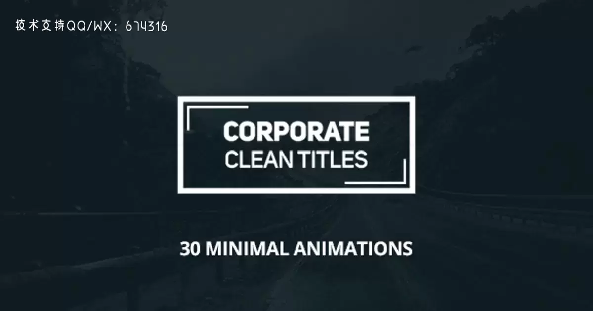 公司头衔30套动态文字动画AE视频模版Corporate Titles 2插图