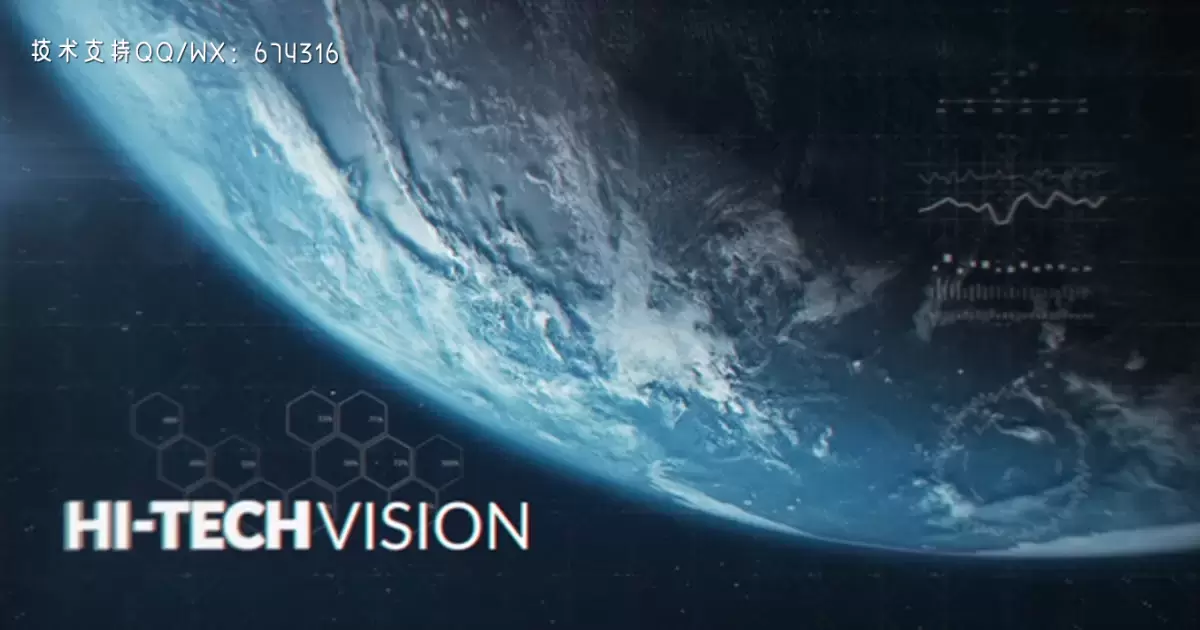未来空间太空宇宙文字标题AE视频模版Futuristic Space Trailer插图