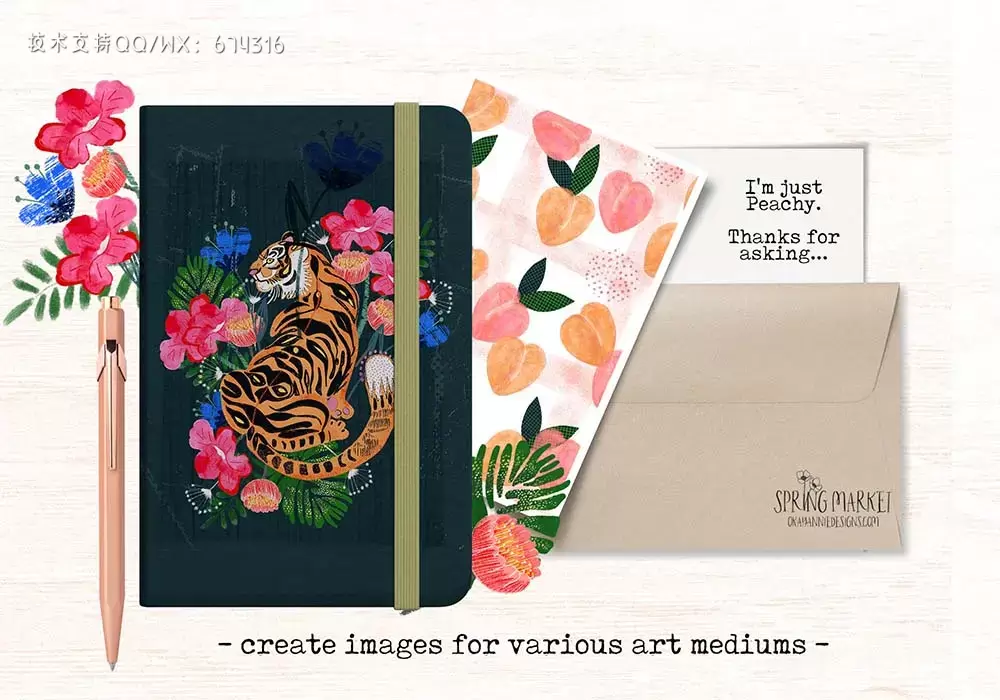 春季绘画纹理Procreate笔刷 (brushset)插图10