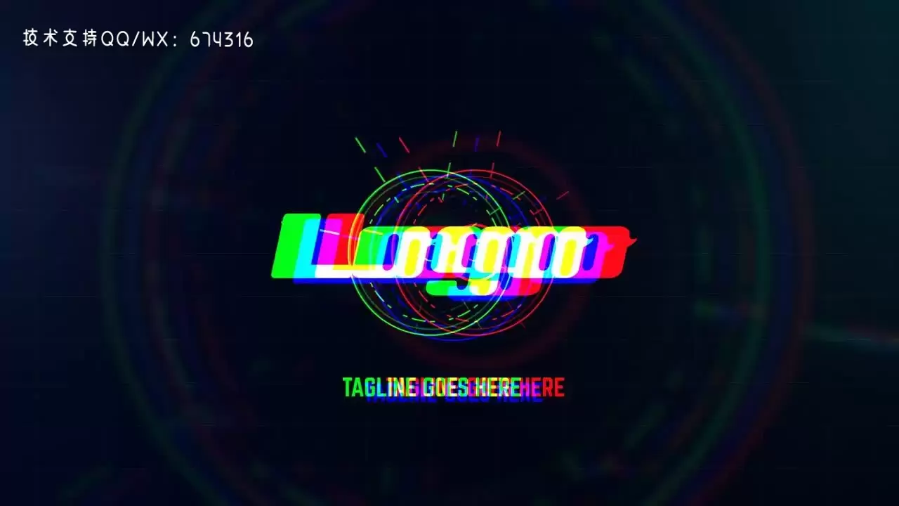 YouTube频道小故障LOGO标志AE模板视频下载插图 YouTube频道小故障LOGO标志AE模板视频下载插图
