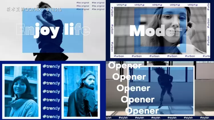 现代都市片头素材fcpx模板视频下载插图