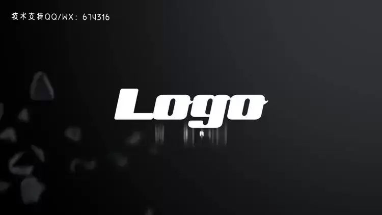 魔方粉碎激进logoLOGO标志一个很棒的fcpx模板视频下载插图
