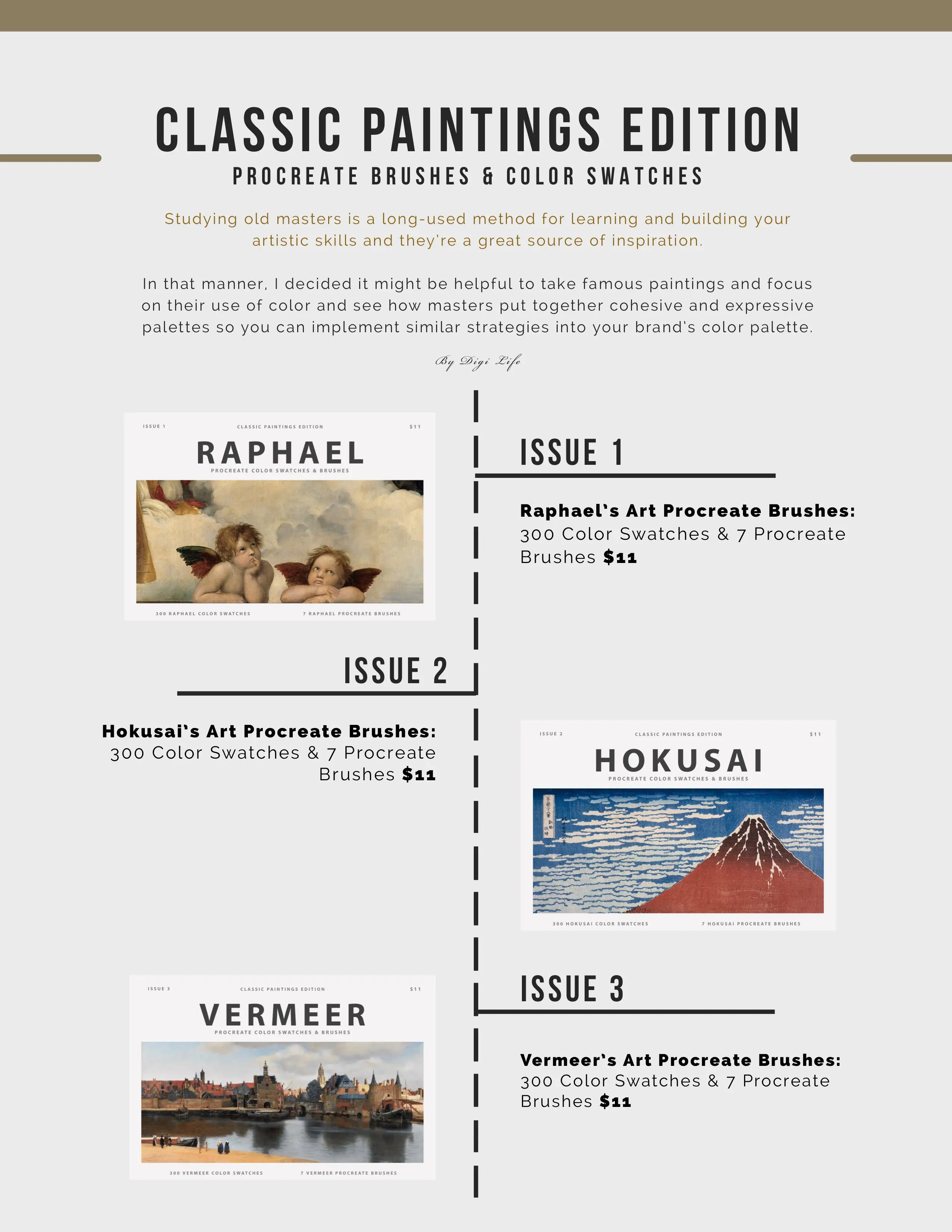 艺术创作绘画必备的Procreate笔刷素材插图3