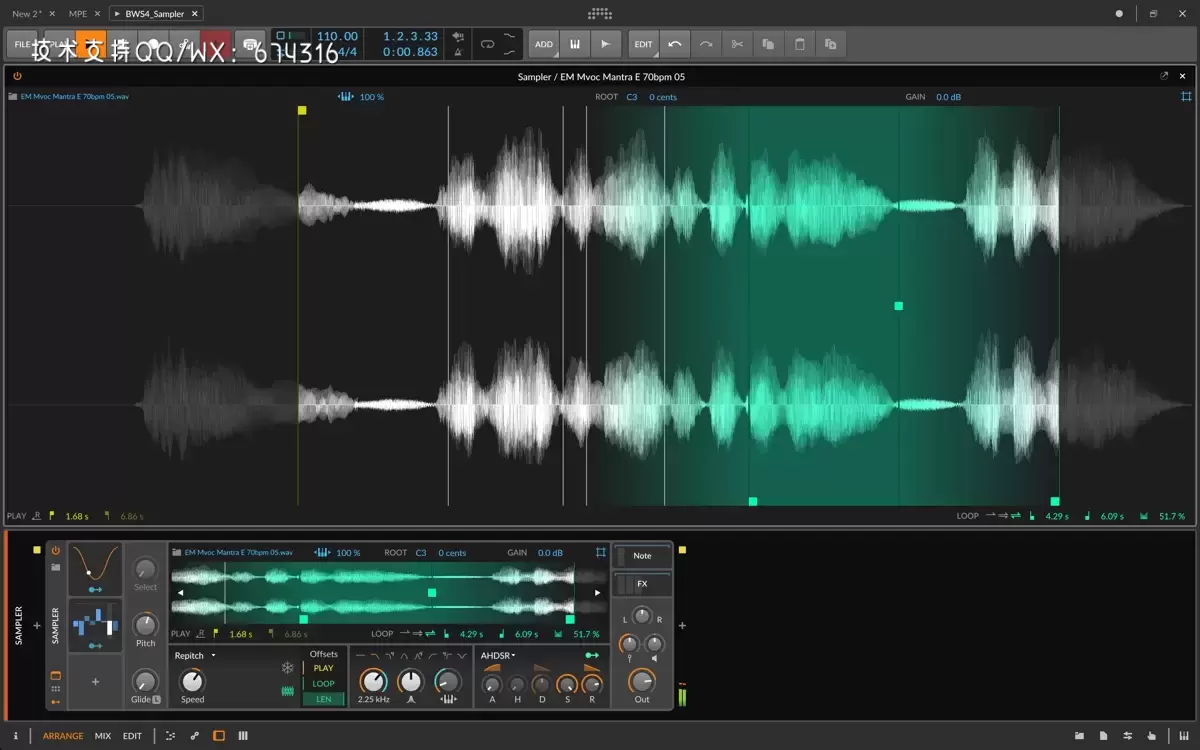 Bitwig 采样器.jpg