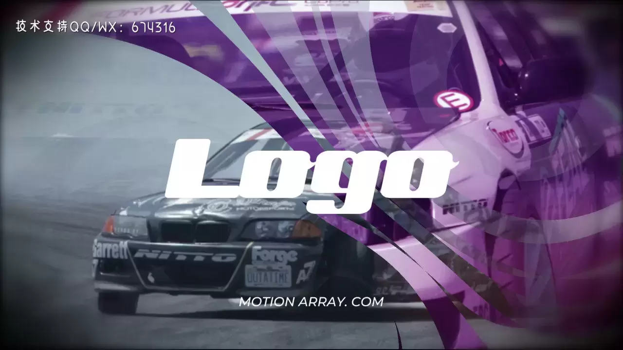 PR模板动画元素片头转场logo展示Logo Reveal视频下载