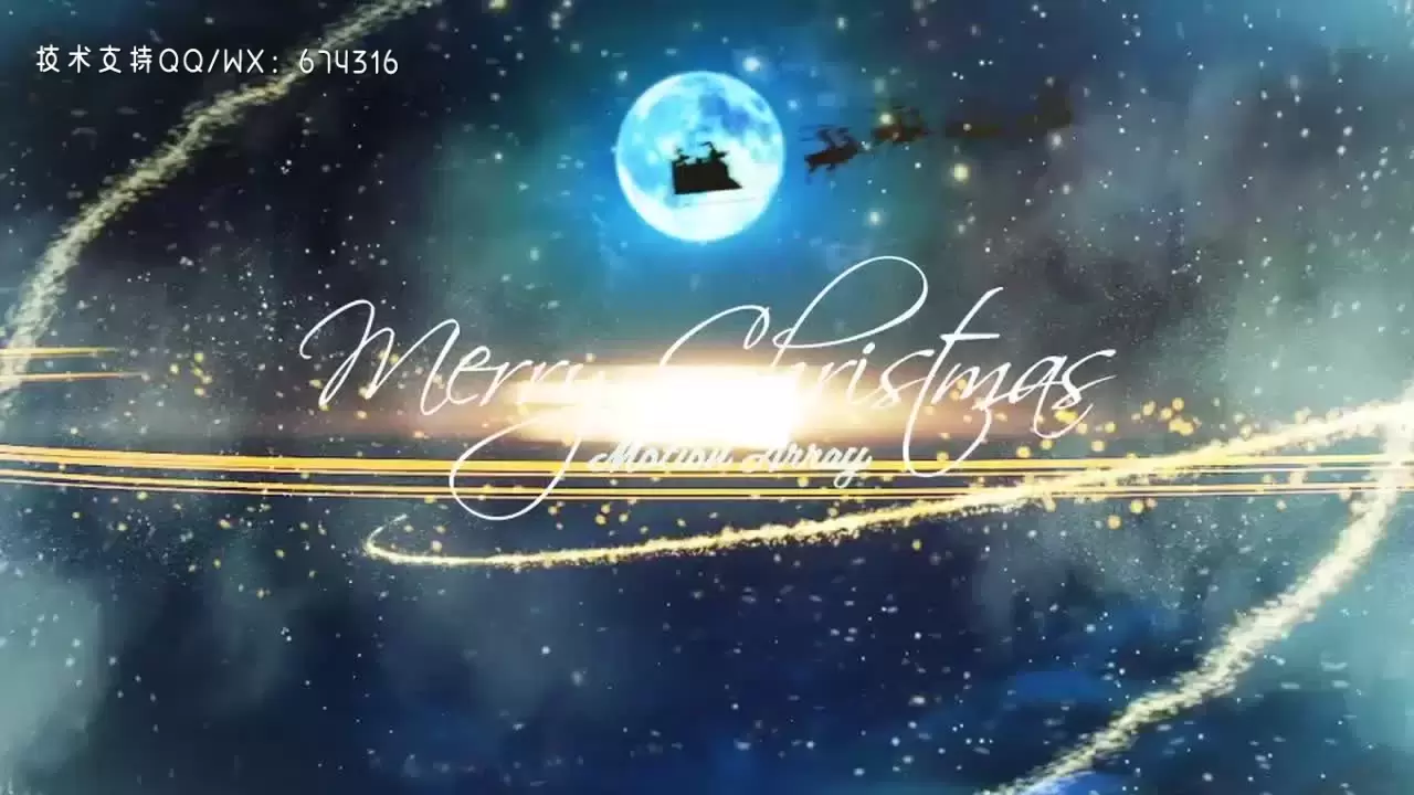 明亮多彩的圣诞节预告片PR模板视频下载插图