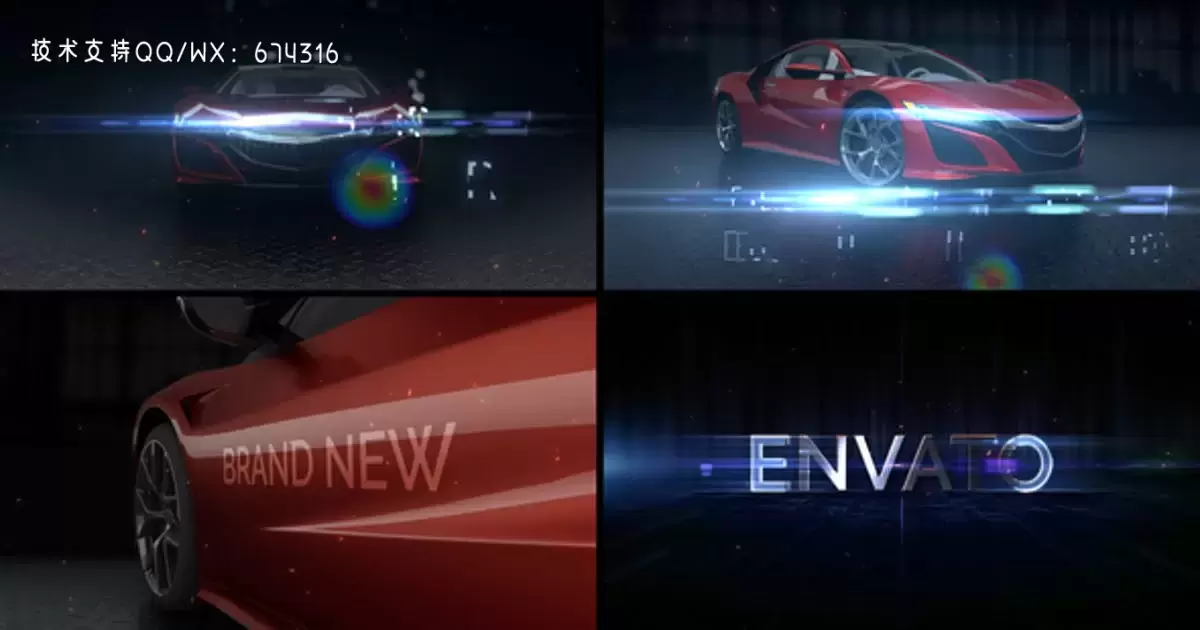 驾驶汽车预告片AE视频模版Car Trailer插图