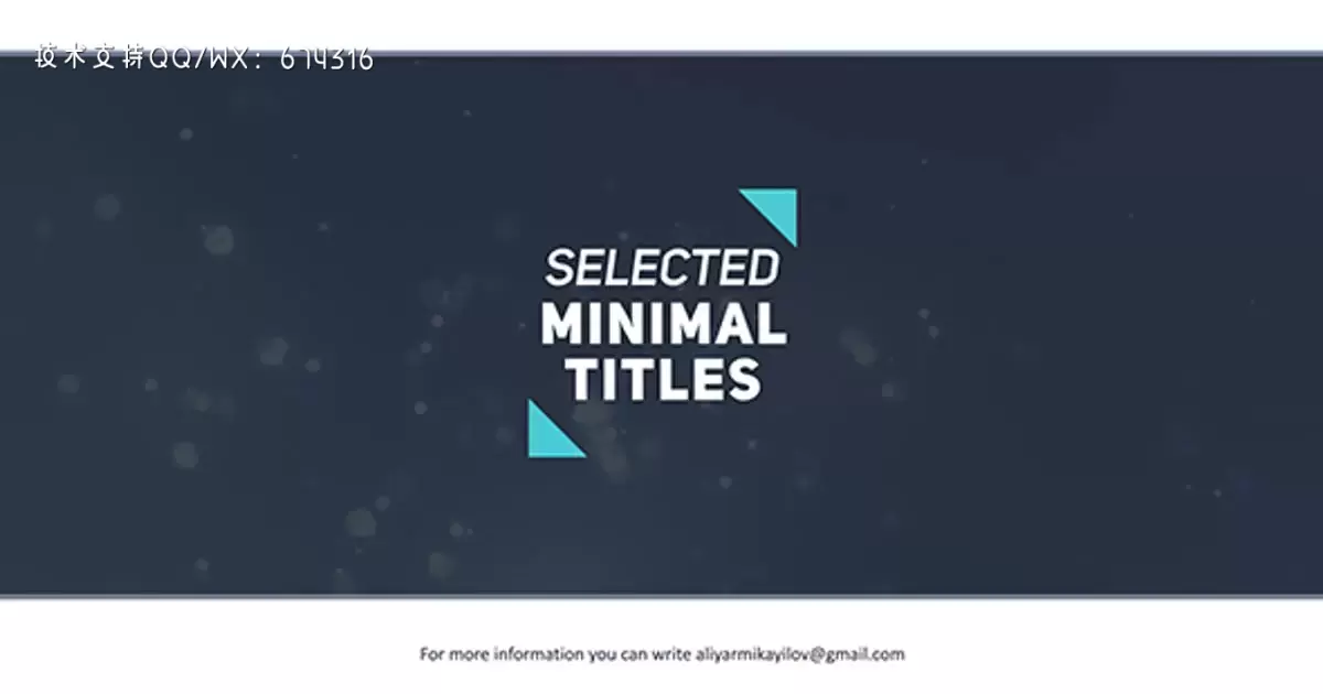 40个最简单的标题动画AE视频模版Selected Titles 4 | 40 Minimal Intro