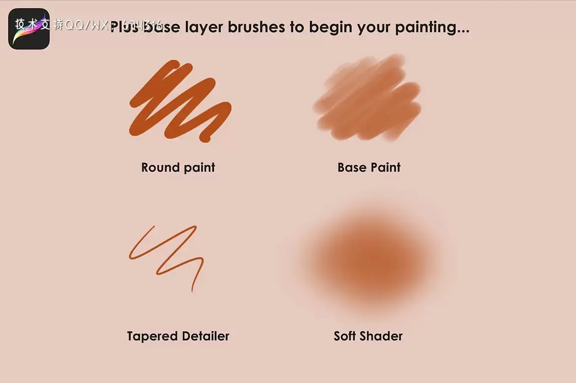 非常适合头发发丝的手绘绘画更多分类 Procreate笔刷集合插图3