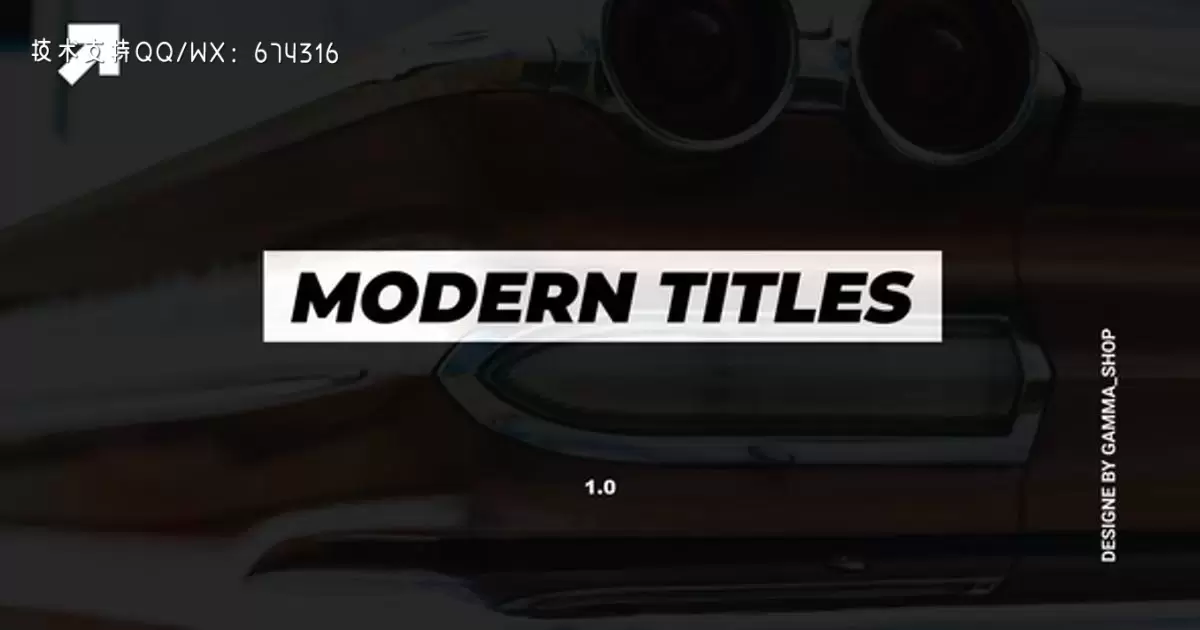 现代标题头衔人名条AE视频模版Modern Titles & Lower Thirds | After Effects插图