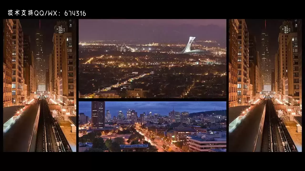 强烈的视觉冲击感城市分镜效果PR模板视频下载插图