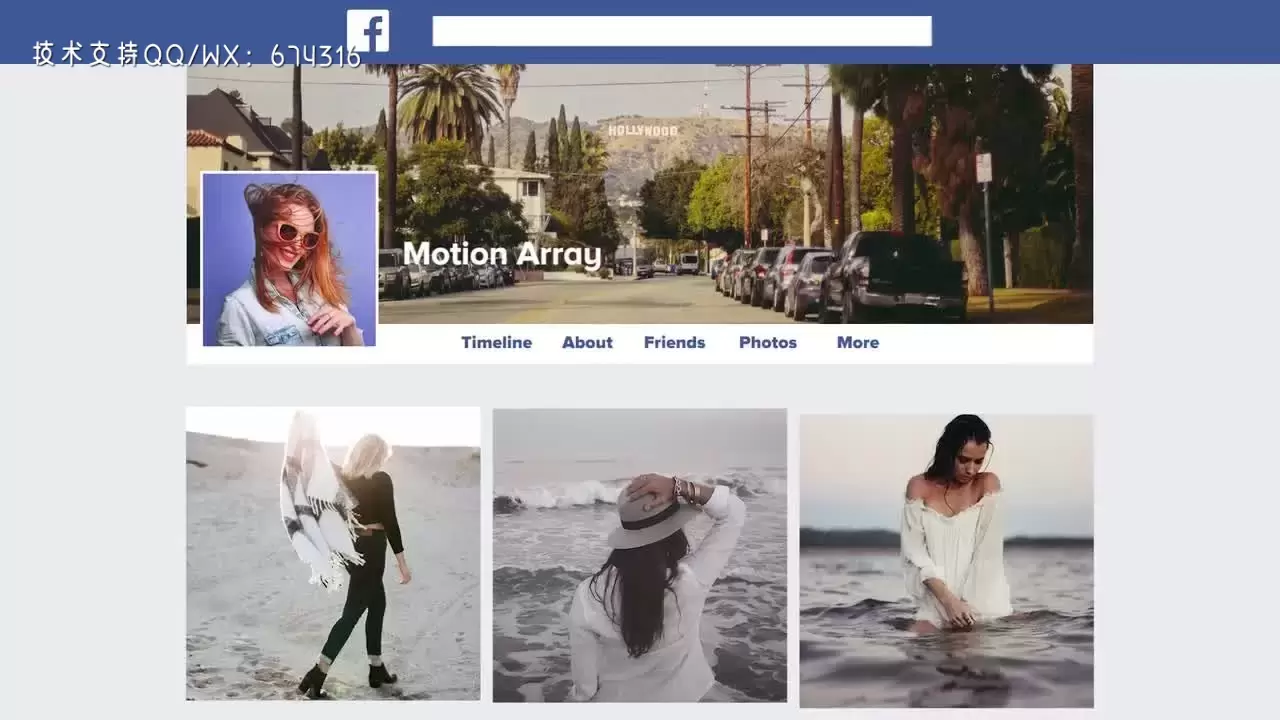 Facebook促销活动Pr模板视频下载插图