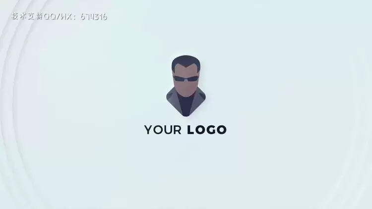 白色迷你动画LOGO标志包PR模板视频下载插图