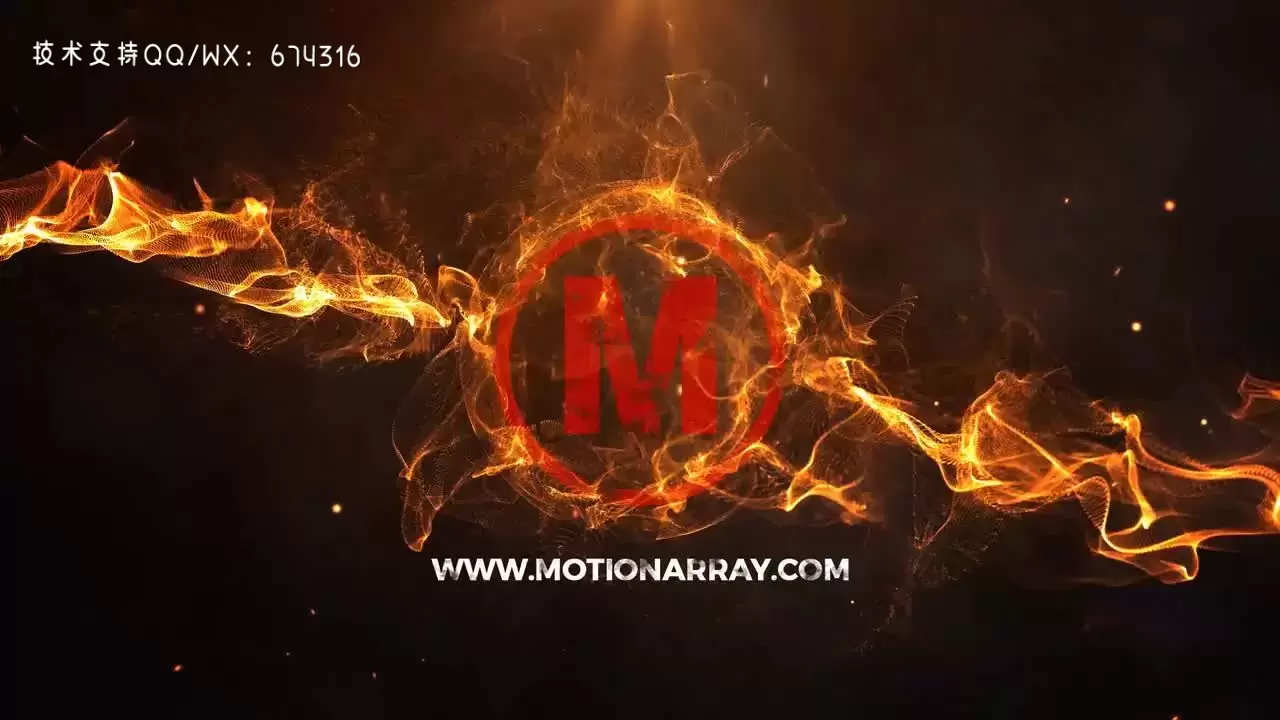 富有创意且时尚的火元素电影标志PR模板视频下载插图 富有创意且时尚的火元素电影标志PR模板视频下载插图