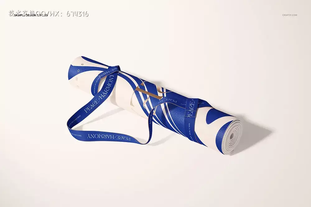 瑜伽垫图案设计样机套装[1.16GB,PSD]下载