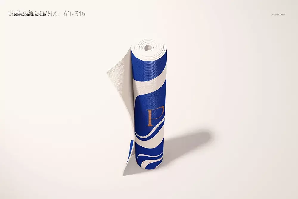 瑜伽垫图案设计样机套装[1.16GB,PSD]下载