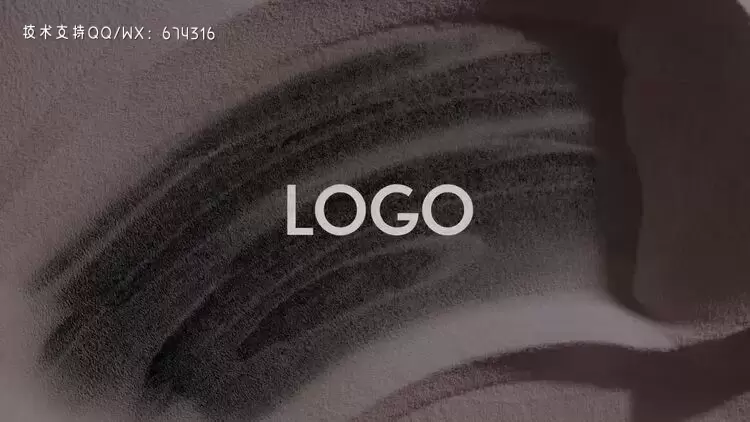 沙标志开场logoPR模板视频下载插图