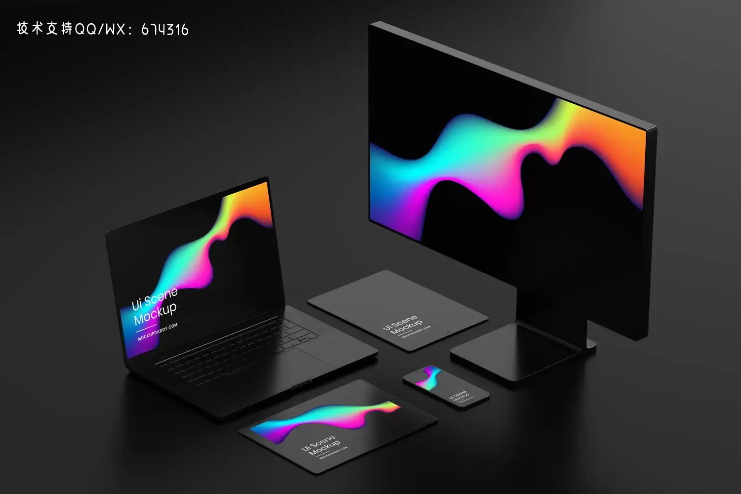 multiple-black-devices-mockup-free-