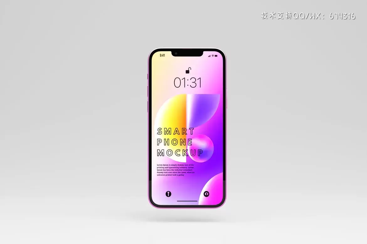 时尚高端iPhone 13 APP UI样机展示模型mockups插图6