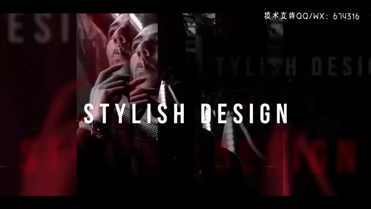 酷炫时尚创意的照片展示PR模板视频下载插图