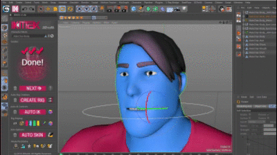 C4D插件-3DtoAll IKMAX(C4D角色模型快速绑定插件) V1.9 英文版 R15-R24插图1