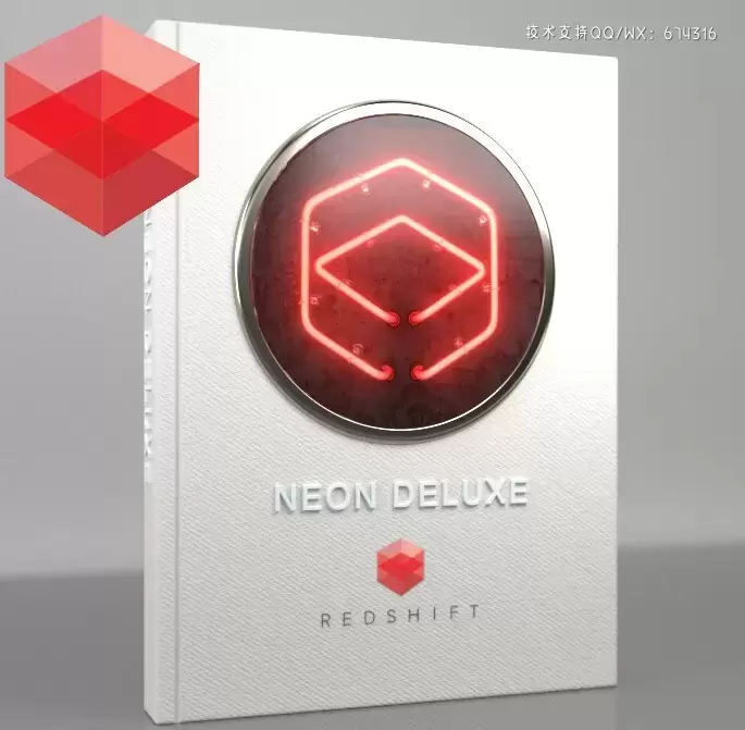 C4D插件-Neon Redshift(C4D霓虹发光文字图形效果) v2.80 英文版插图