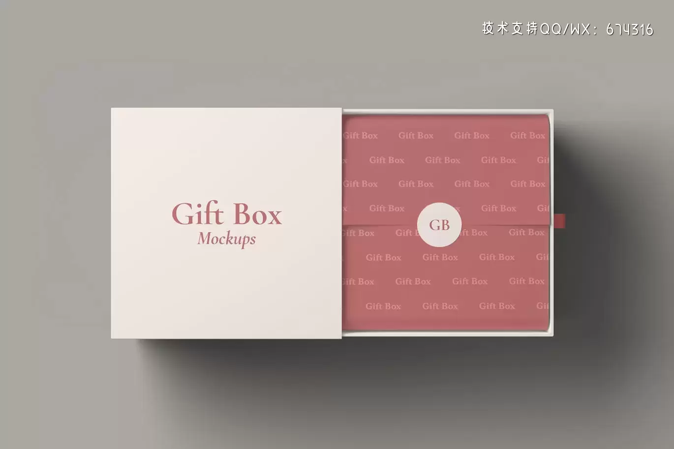 高品质的时尚高端礼品盒包装设计VI样机展示模型mockups插图5