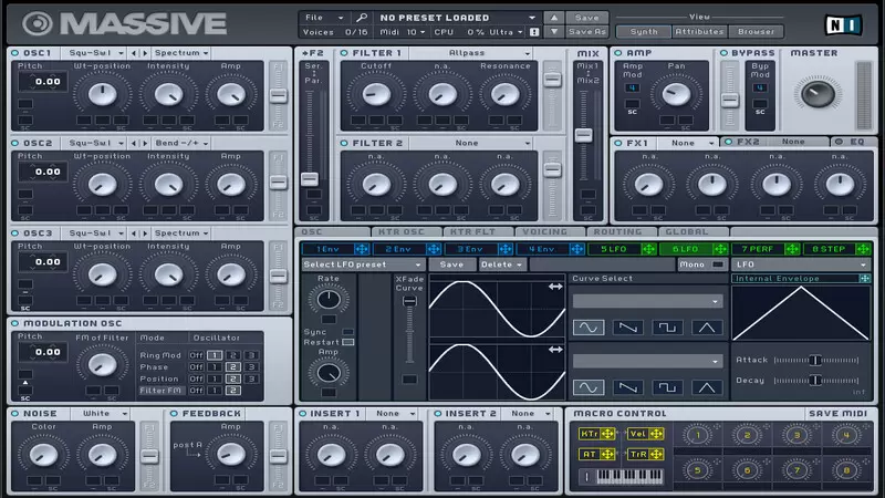 音频插件-Native Instruments Massive(终极合成器) v1.5.9 激活版 支持Studio One