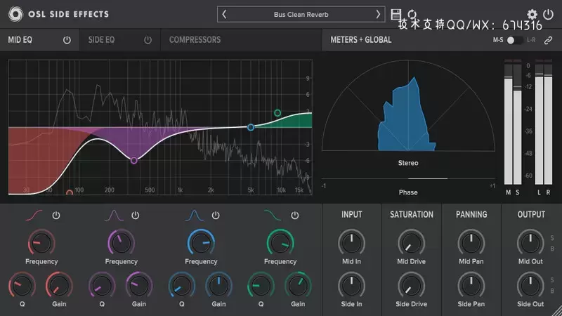 音频插件-Oblivion Sound Lab OSL Side Effects(立体声处理插件) v1.1.2特别版插图