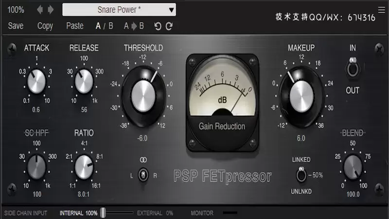 音频插件-PSPaudioware PSP FETpressor(FET 反馈型压缩插件) v1.2.0直装版 支持Studio One插图
