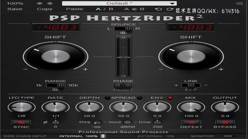 音频插件-PSPaudioware PSP HertzRider2(移频器插件) v2.0.1直装版 支持Studio One插图