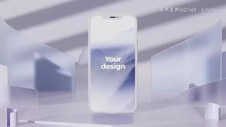 清晰的电话模型PR模板视频下载插图