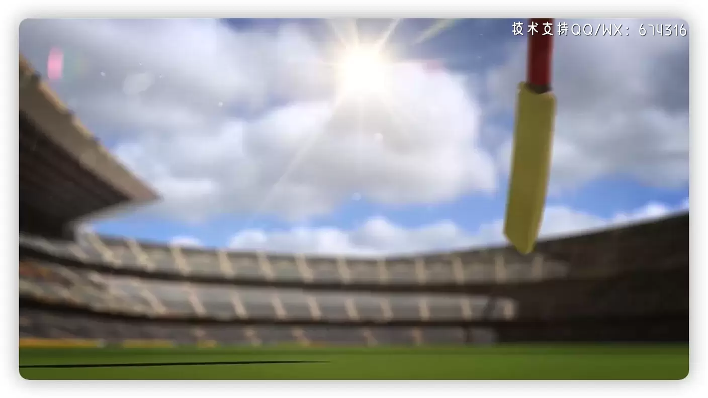 动态板球开场PR模板视频下载插图