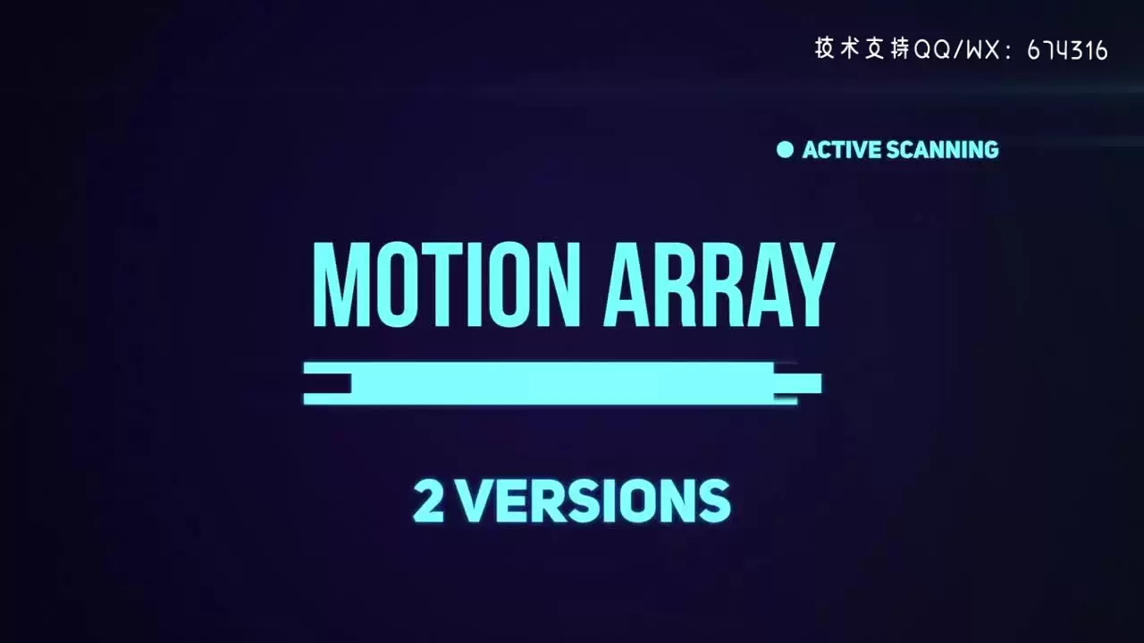 失真扭曲效果logo展示PR模板视频下载插图