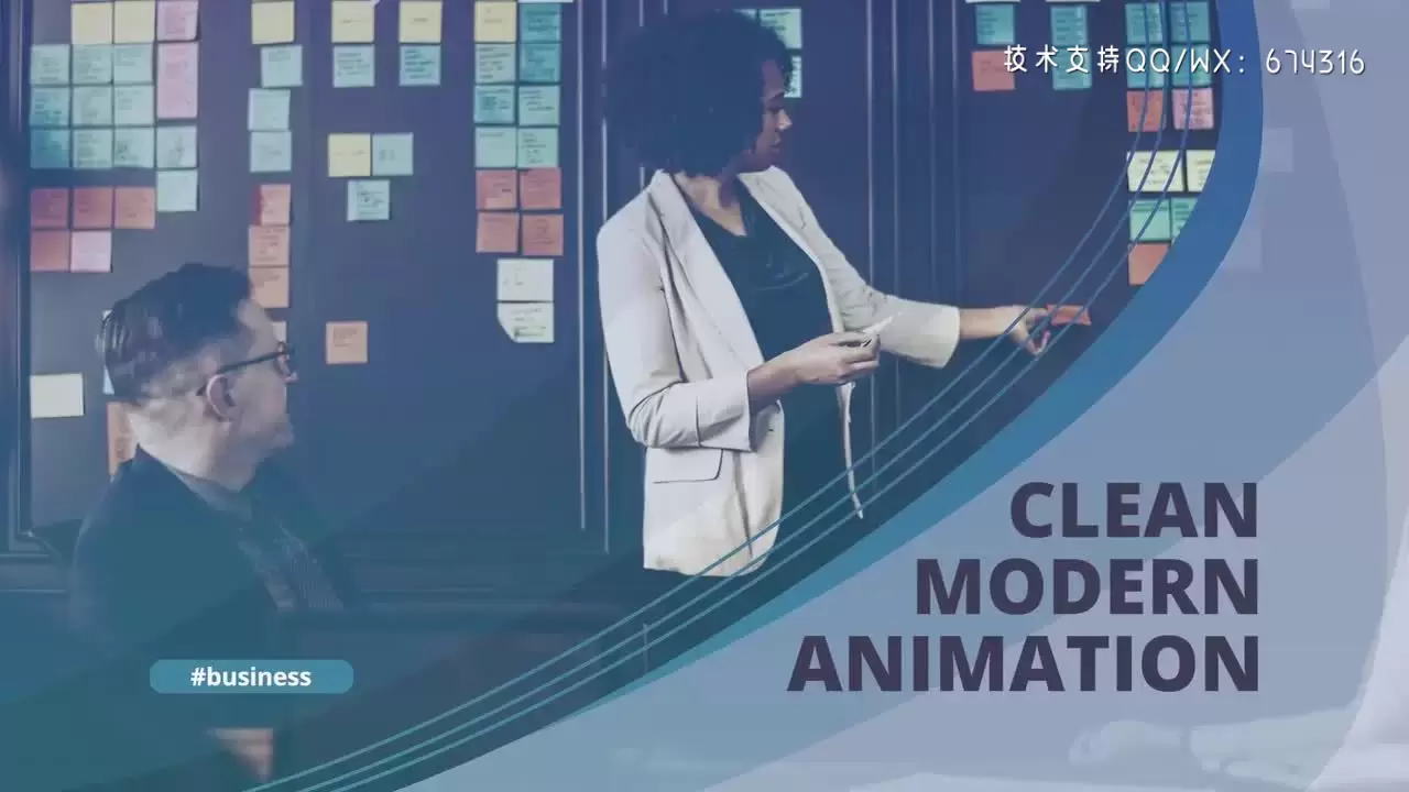 12个迷你动画的公司促销动画场景PR模板视频下载