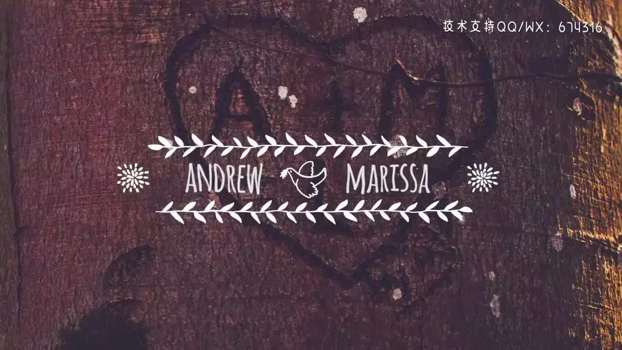 pr婚礼标题模板视频下载插图