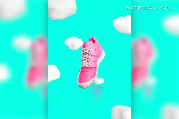 运动鞋品牌推广创意视觉海报设计韩国素材 (psd)免费下载