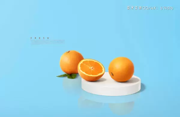 橙子水果海报设计模板 (psd)免费下载