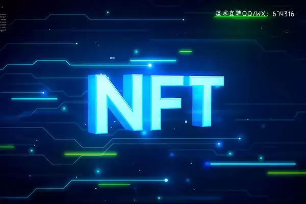 NFT加密艺术平台海报设计模板 (psd)免费下载