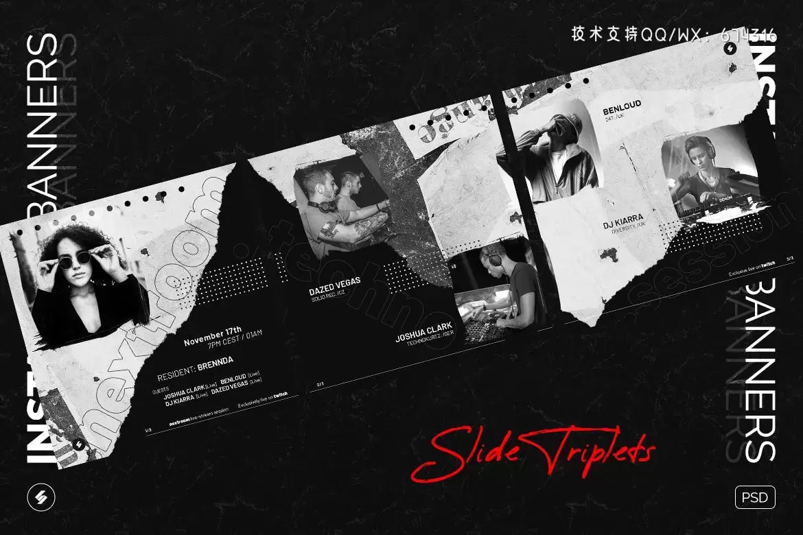 时尚高端Instagram社交媒体banner海报设计模板集合插图2