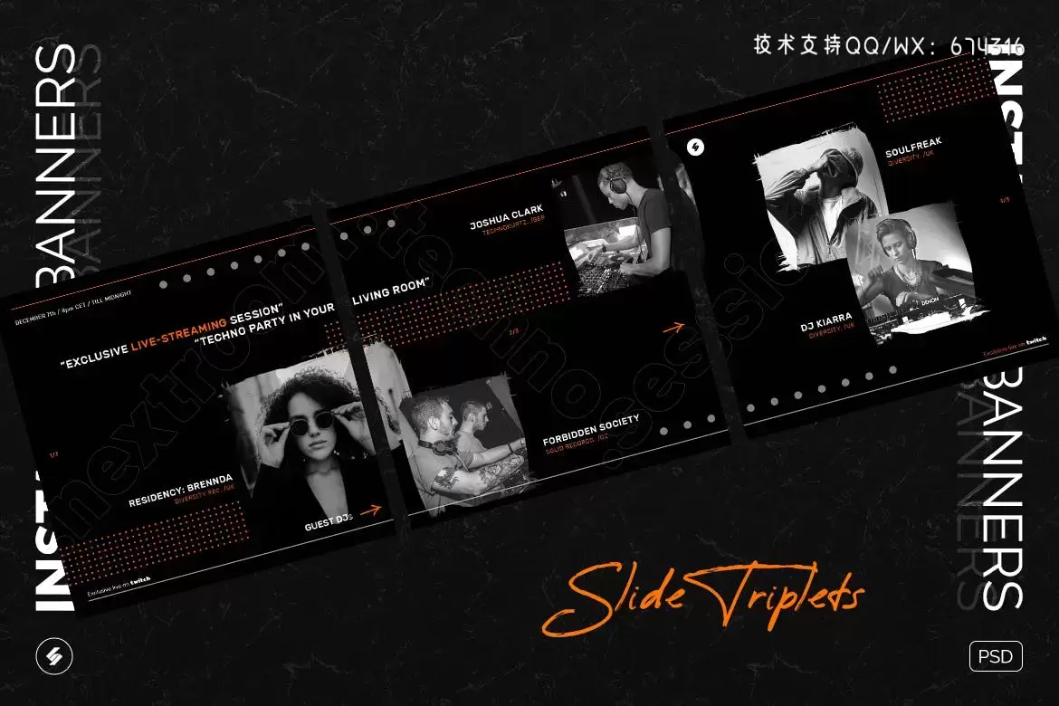 时尚高端Instagram社交媒体banner海报设计模板集合插图4