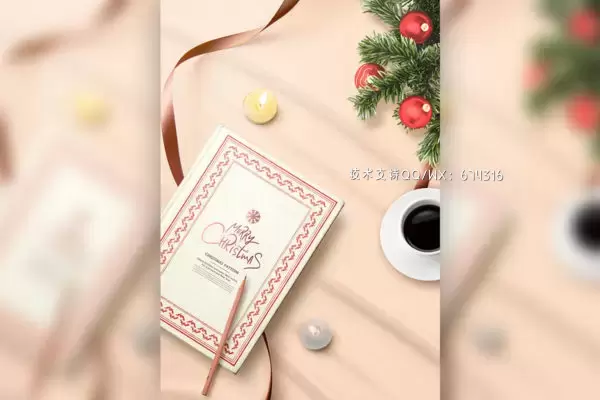 冬季圣诞祝福主题海报设计模板 (psd)免费下载