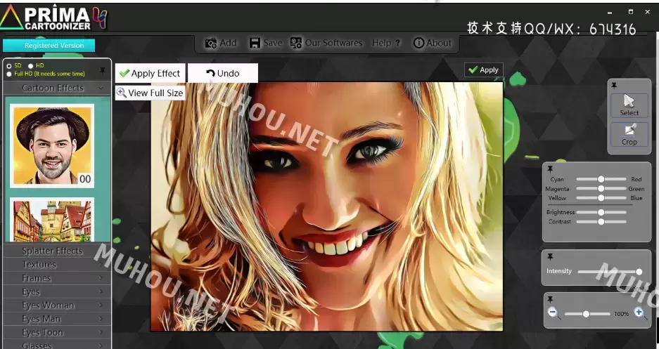 Prima Cartoonizer(图片编辑软件)v4.4.8 WIN特别版插图
