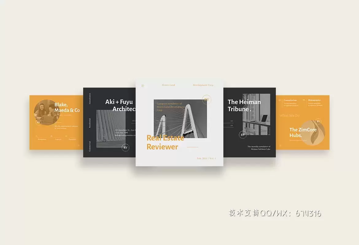 时尚高端简约清新优雅多用途的高品质Instagram社交媒体banner海报设计模板集合-AI，PSD插图1