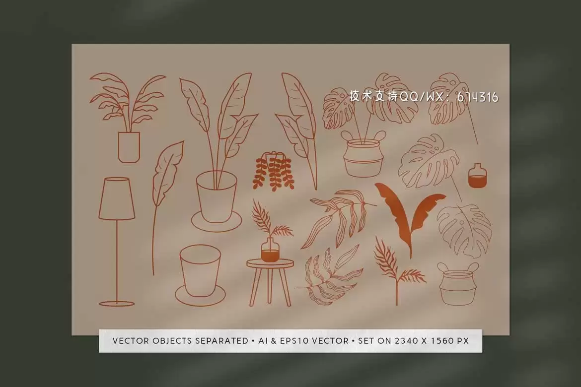 时尚高端优雅春季夏季Instagram社交媒体banner海报设计模板-AI，PSD插图3