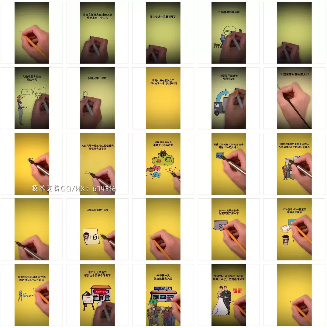 720个商业思维手绘MG动画短视频素材打包插图2