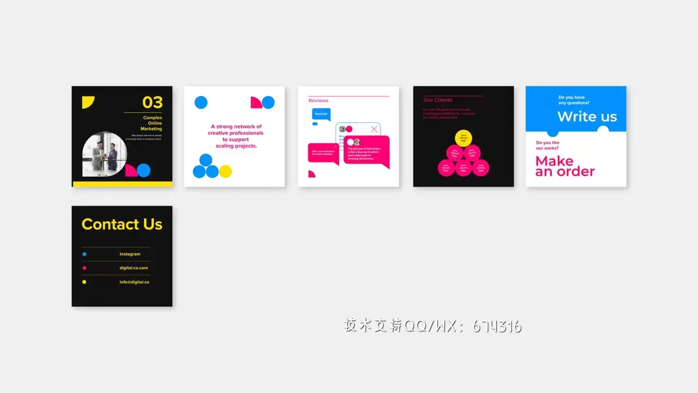 时尚高端清新简约多用途的高品质Instagram社交媒体banner海报设计模板集合插图4