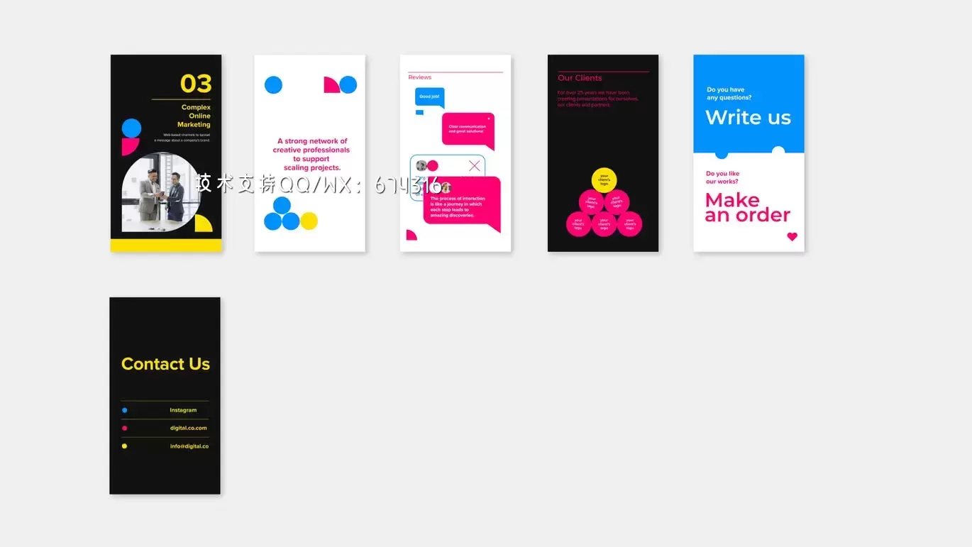 时尚高端清新简约多用途的高品质Instagram社交媒体banner海报设计模板集合插图2