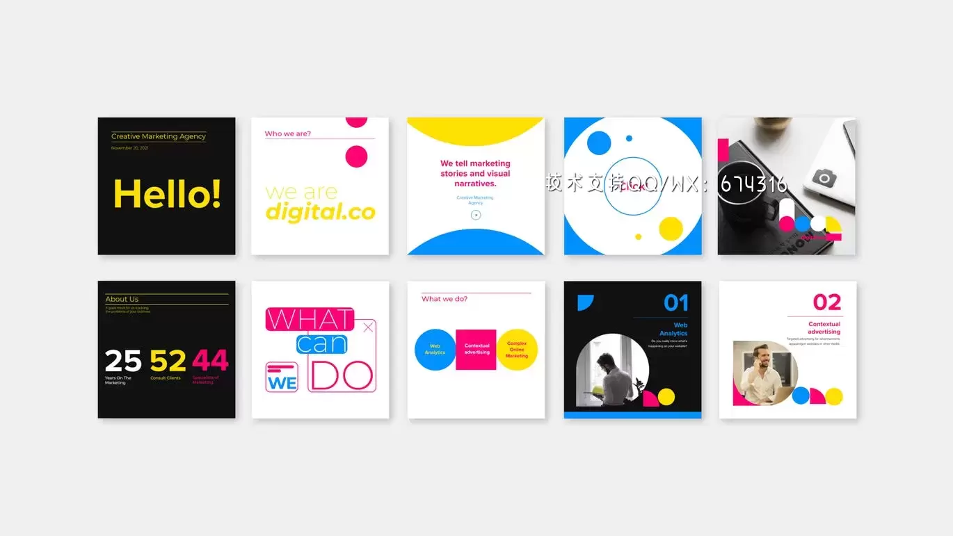 时尚高端清新简约多用途的高品质Instagram社交媒体banner海报设计模板集合插图3