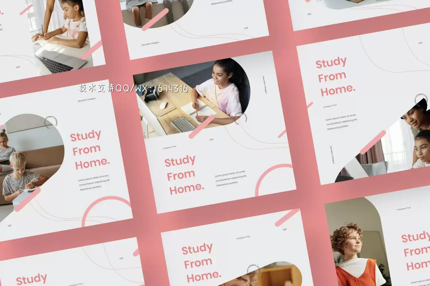 时尚高端专业的高品质在线教育Instagram社交媒体banner海报设计模板-PSD插图1 时尚高端专业的高品质在线教育Instagram社交媒体banner海报设计模板-PSD插图1